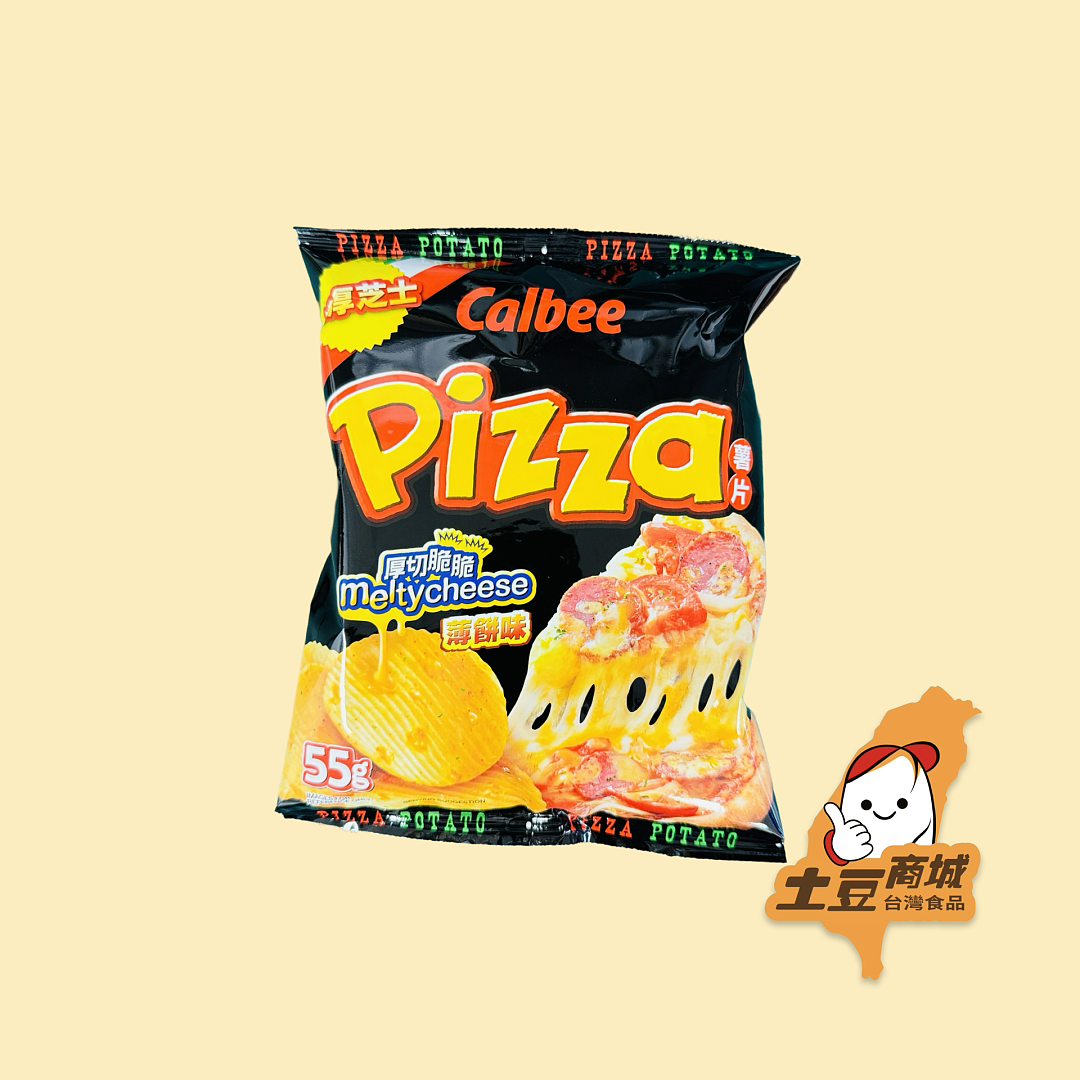 【Calbee】薯片-薄餅味
