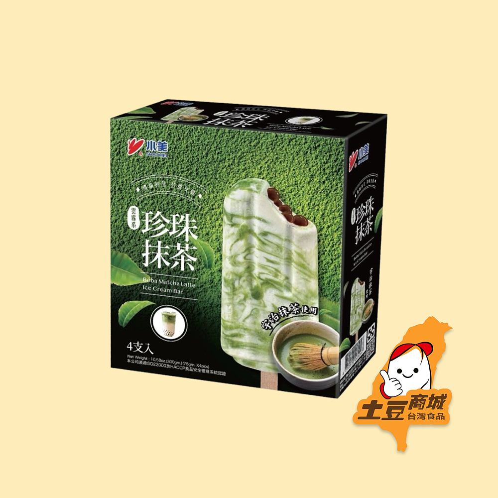 【小美】珍珠抹茶冰棒(4入)