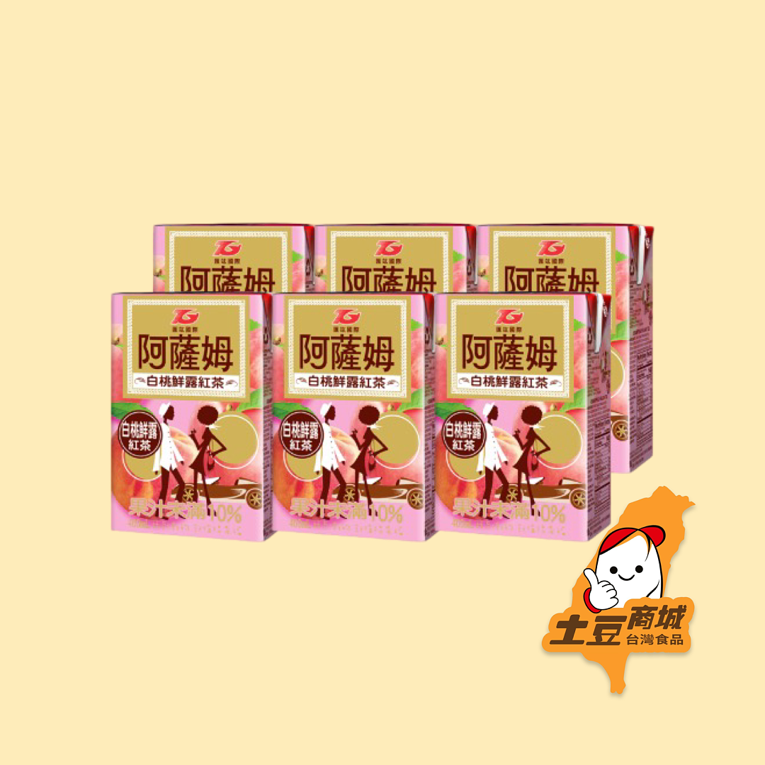 【阿薩姆】白桃鮮露紅茶(一手6入)