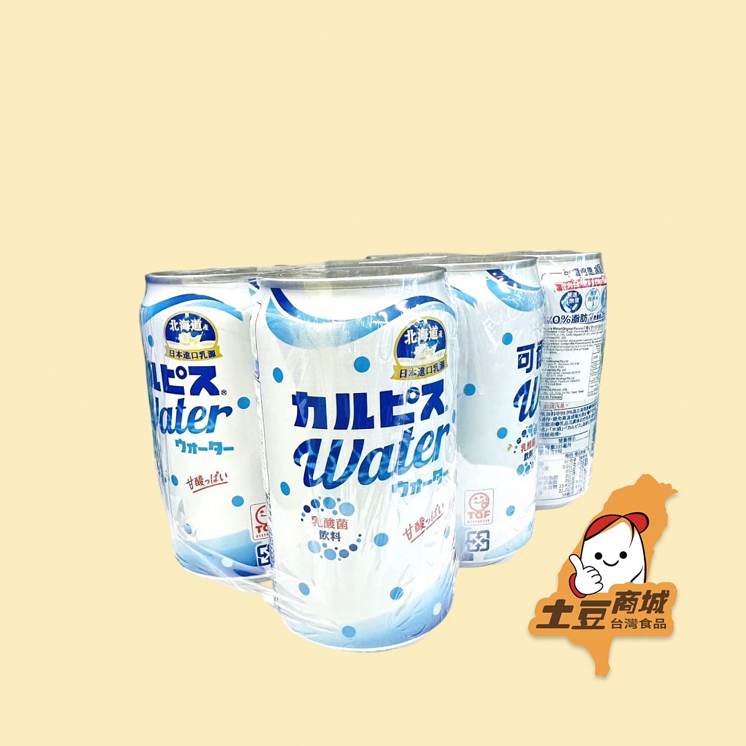 【可爾必思】水語乳酸菌飲料罐裝(一手6入)