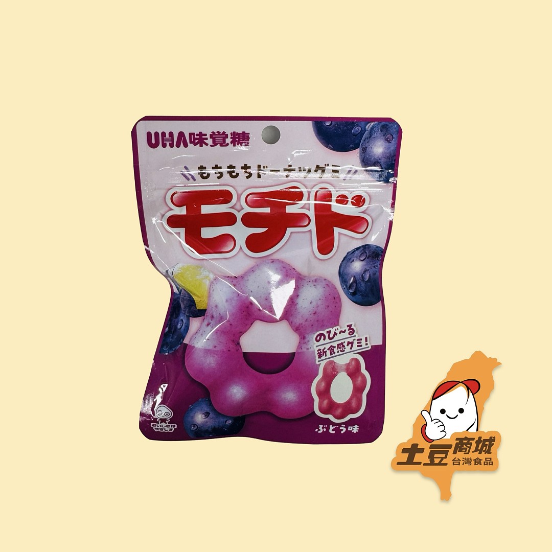 【UHA味覺糖】甜甜圈葡萄軟糖 40g