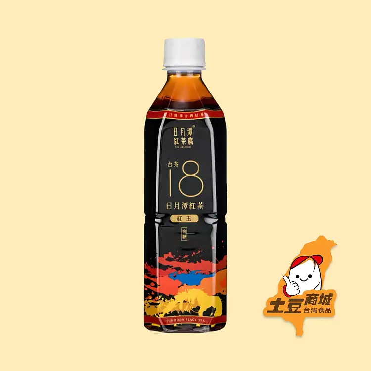 日月潭】台茶十八號紅玉紅茶(含糖) 490mL