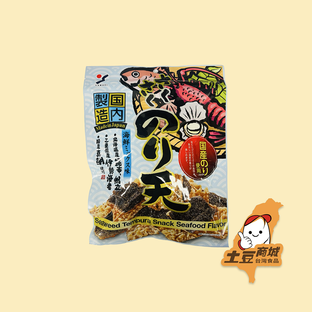 【山榮】酥脆海苔天婦羅 海鮮混合味 70g