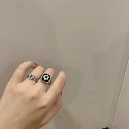 Vintage Flower Rings