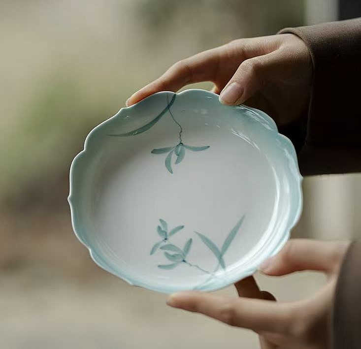 Blue Orchid Tea Tray