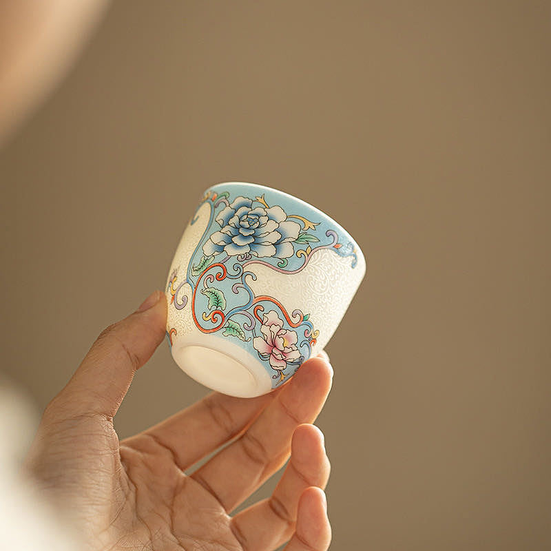 Flowers Teacup C 70ml