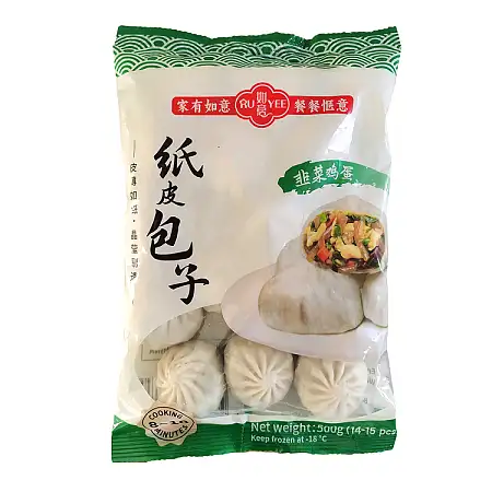 如意纸皮包子-韭菜鸡蛋500g