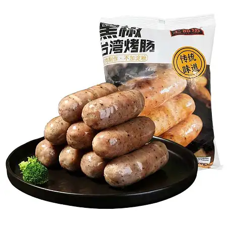 【冻】上品坊黑椒台湾烤肠500g