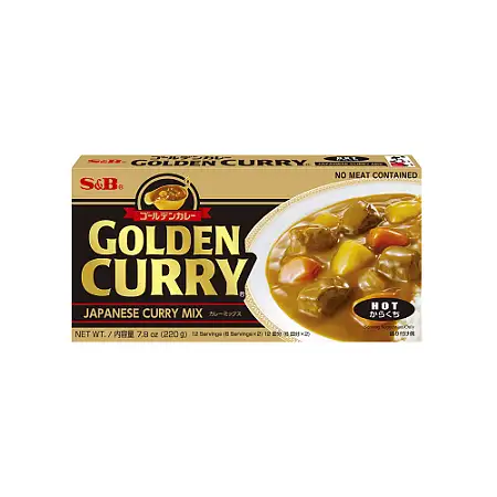 日本S&B GOLDEN CURRY金咖喱辣味大盒220g