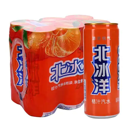 北冰洋 橘汁汽水 330ml*6