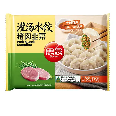 【冻】思念灌汤水饺猪肉韭菜500g