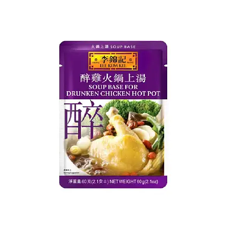 李锦记醉鸡火锅上汤底料60g