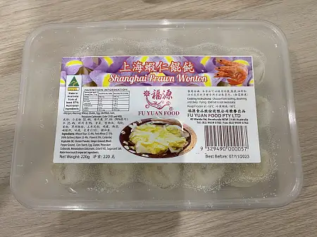 福源上海虾仁馄饨220G