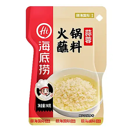 海底捞火锅蘸料蒜蓉袋90g