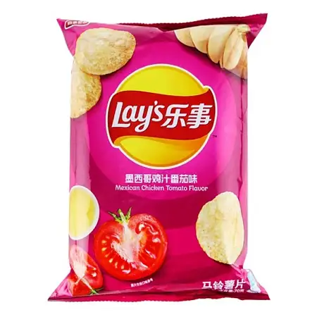 乐事 墨西哥鸡汁蕃茄味薯片70g