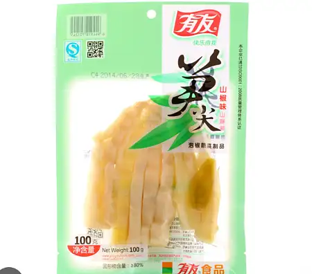 有友山椒味笋尖100G