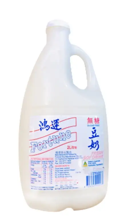 鸿运 无糖豆浆 2L