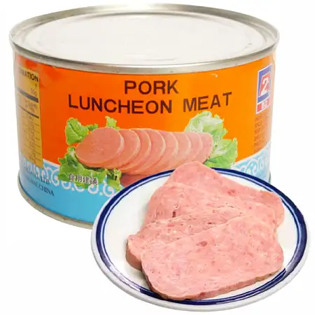 B2午餐肉罐头 圆罐 397g