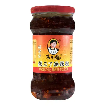 老干妈辣三丁油辣椒 280g