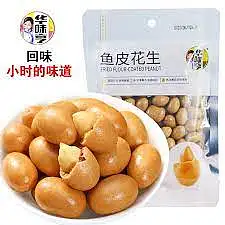 华味亨 鱼皮花生150G