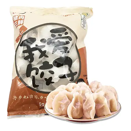 我爱饺子猪肉三鲜480G