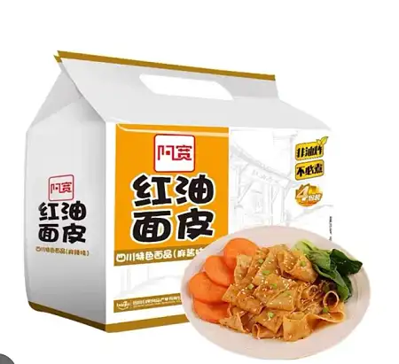 白家红油面皮 麻酱味 4连包