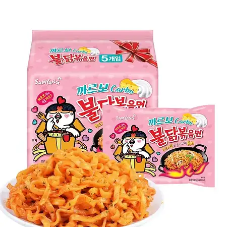 Samyang三养火鸡面辣鸡肉cabonara芝士味130g