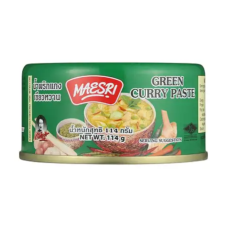 MAESRI PSTE CURRY GREEN 绿咖喱酱 114g