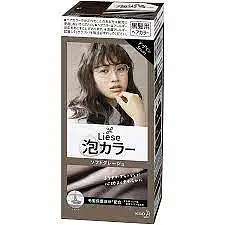 日本花王Liese泡沫染发剂 柔软灰色