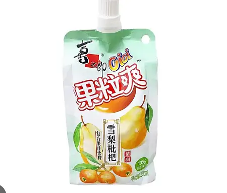 喜之郎-果粒爽-雪梨枇杷味350ML