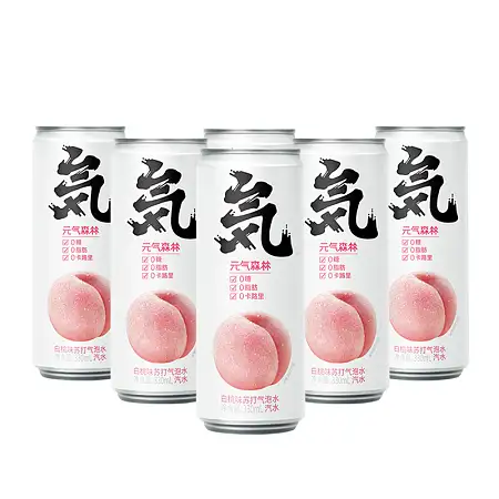 元气森林白桃味苏打气泡水330MLX6PK