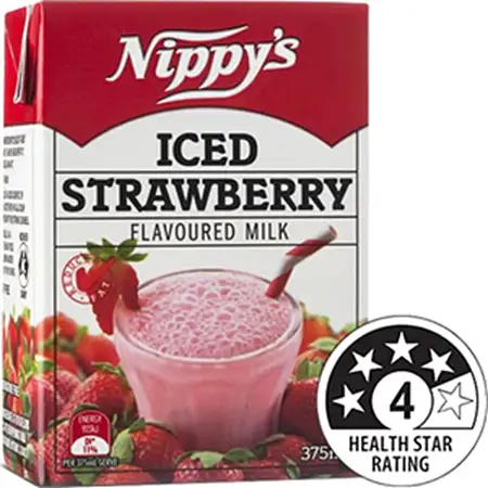 Nippy草莓味奶375ml