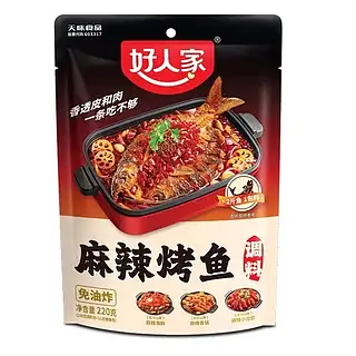 好人家麻辣烤鱼调料220g