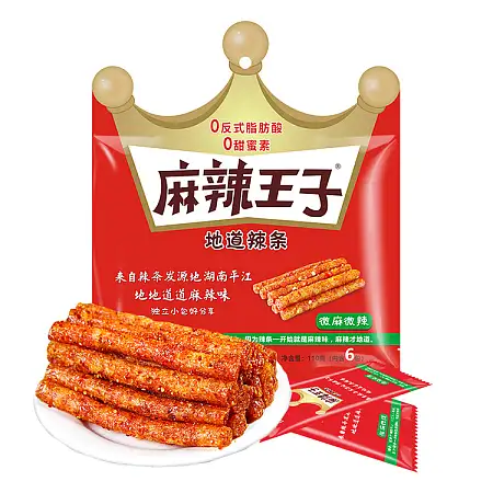 麻辣王子微麻微辣辣条大包110g