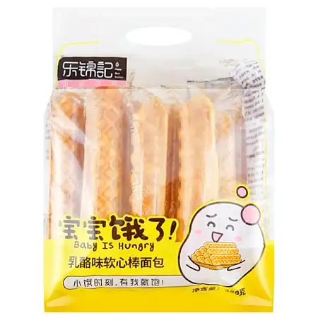 乐锦记手撕面包棒 乳酪注心口味 380g