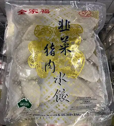 【冻】全家福 韭菜猪肉水饺/饺子 600g