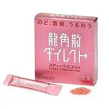 RYUKAKU DIRECT STICK PEACH 16PCS龙角散