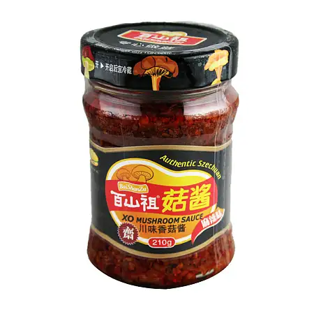 百山祖川味香菇酱麻辣味210g