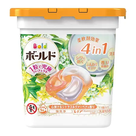 宝洁 4D 4合1 洗衣球柑橘味11P
