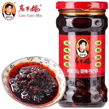 老干妈风味豆豉油制辣椒 280g