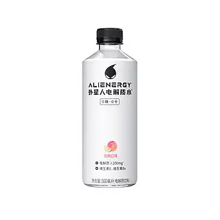 外星人电解质水电解质饮料白桃口味500ml