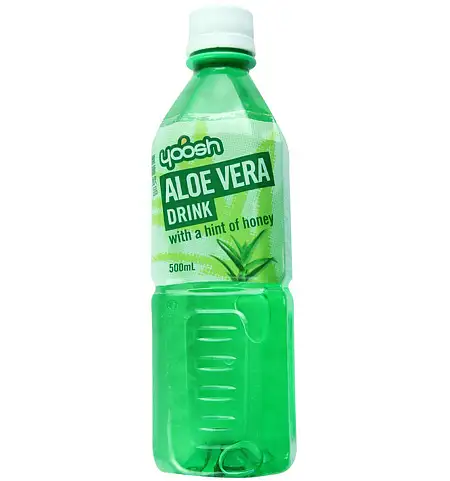 【整箱特价】Yoosh蜂蜜芦荟饮料500ml*20瓶