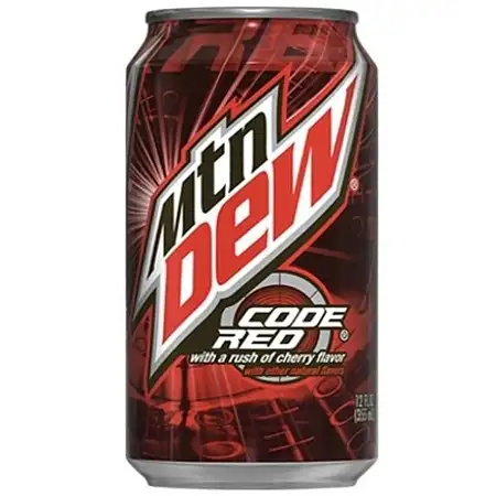百事Mountain Dew激浪Red code汽水355ml