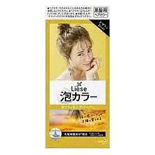 日本花王Liese泡沫染发剂 加州米色金