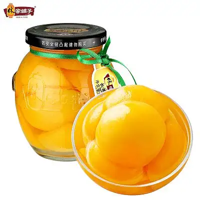 林家铺子糖水罐头 黄桃口味 360g