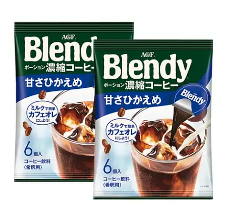 AGF微糖浓缩液体咖啡6个入