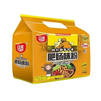 白家粉丝五连包辣味肥肠105g*5
