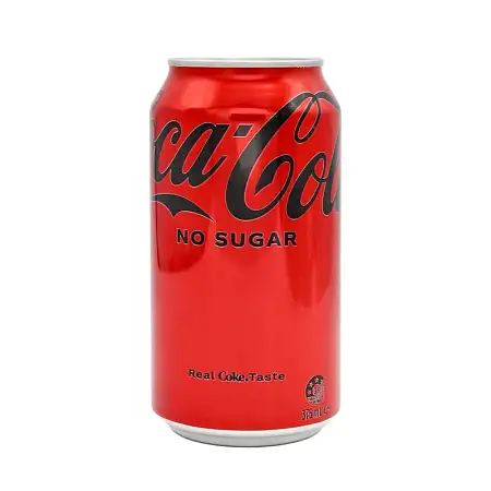 可口可乐无糖罐装375ml