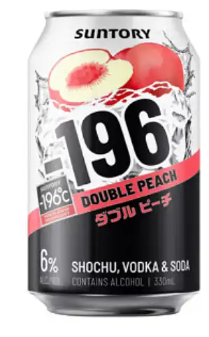 suntory -196 6% 桃子 4pack 330ml