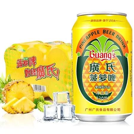 广式菠萝啤 330ml*6 连罐